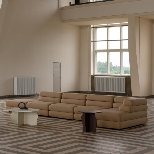 Studio HENK Layer sofabank-Chaise lounge rechts-Zwart