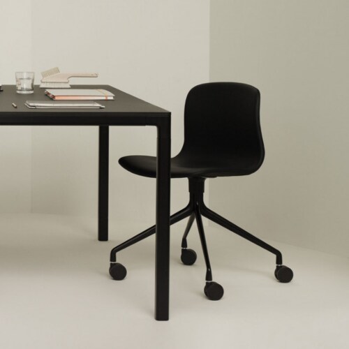 HAY About a Chair AAC14 zwart onderstel stoel-Pastel Green