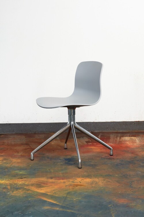 HAY About a Chair AAC10 zwart onderstel stoel- Dusty Mint