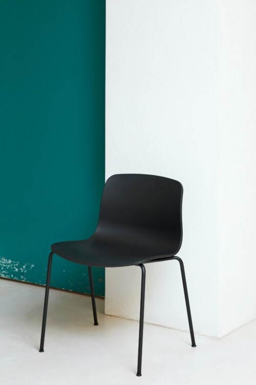 HAY About a Chair AAC16 zwart onderstel stoel- Fall Green