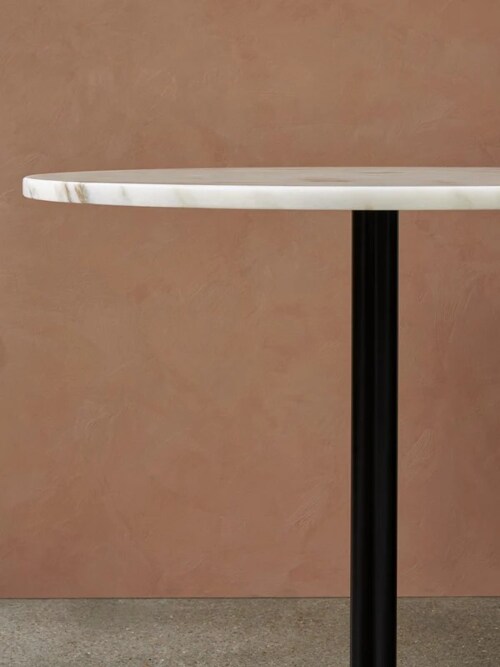 Audo Copenhagen Harbour Column Circular bartafel-Off white marmer-∅ 60 cm