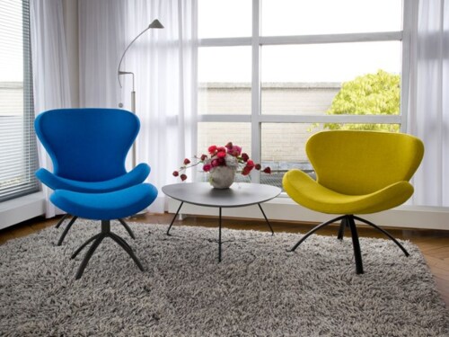 Bree's New World Peggy fauteuil-Stof/Blauw