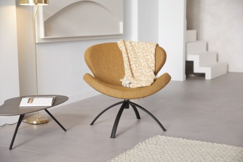Bree's New World Peggy fauteuil-Stof/Rood