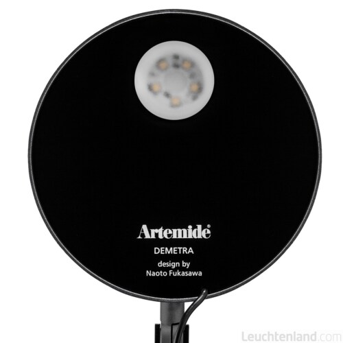 Artemide Demetra Faretto LED wandlamp-zwart-Zonder schakelaar