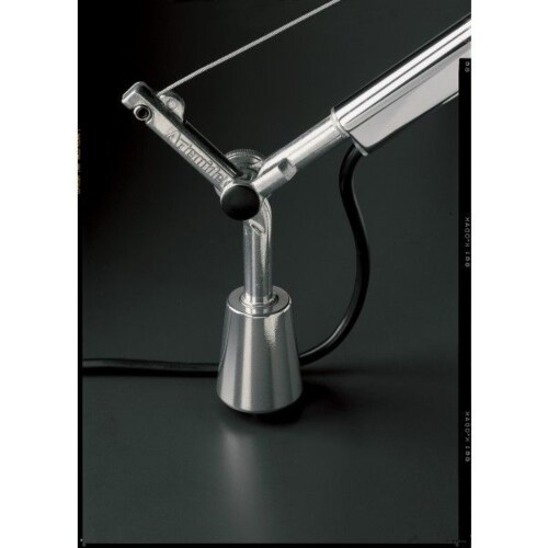 Artemide Tolomeo Micro lamp met tafelklem-Rood