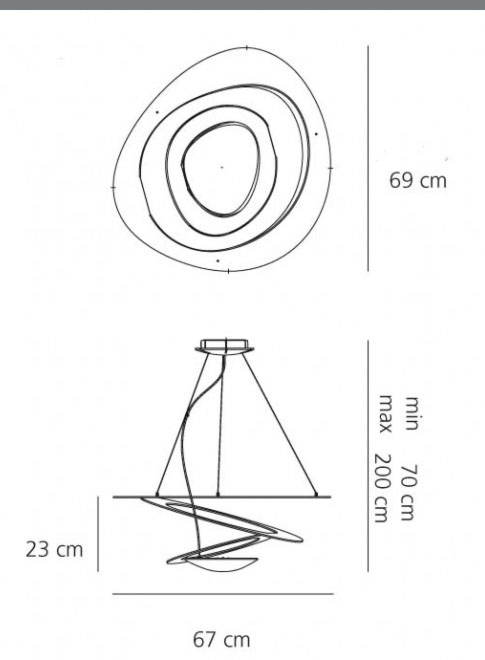 Artemide Pirce mini hanglamp - Wit