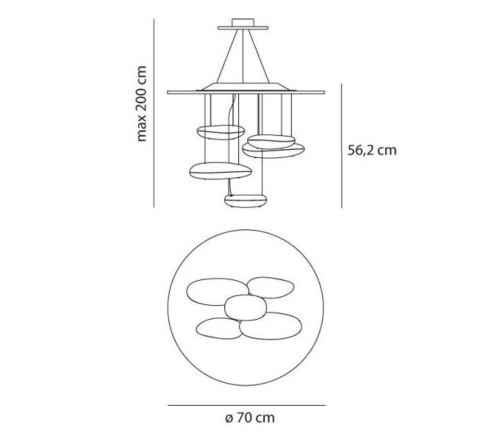 Artemide Mercury Mini Sospensione Suspension hanglamp