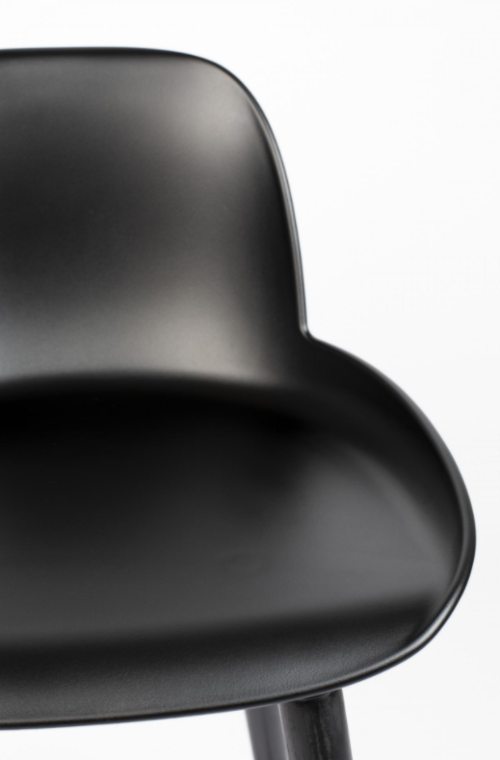 Zuiver Albert Kuip barkruk zwart-Zithoogte 65 cm
