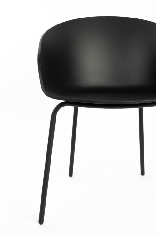 Zuiver Void armleuning stoel-Black-Black