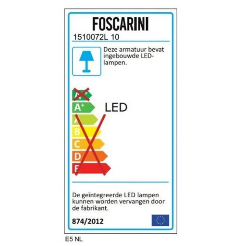 Foscarini Big Bang X-Large LED hanglamp-Rood