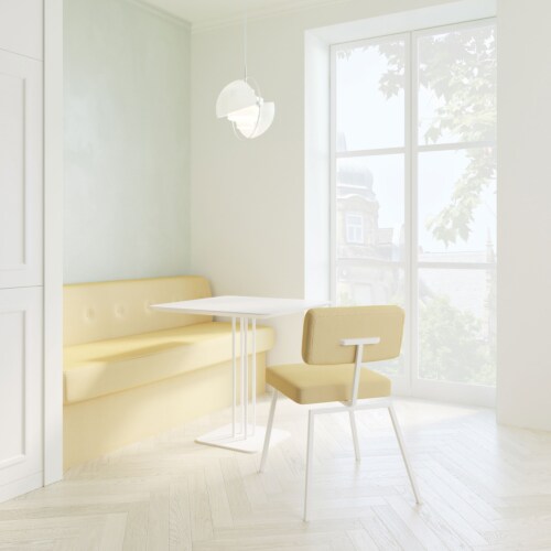 Studio HENK Ode Chair wit frame-Steelcut Trio 236