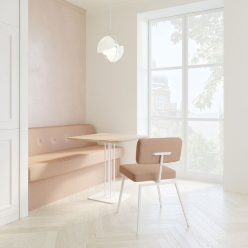 Studio HENK Ode Chair wit frame-Steelcut Trio 236