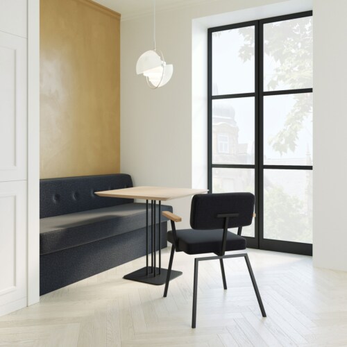 Studio HENK Ode Chair zwart frame-Hallingdal 65-980