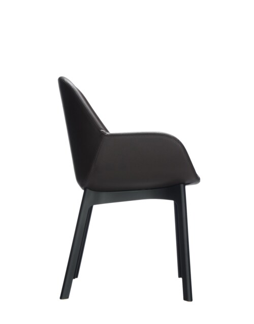 Kartell Clap PVC stoel-Bruin-Zwart