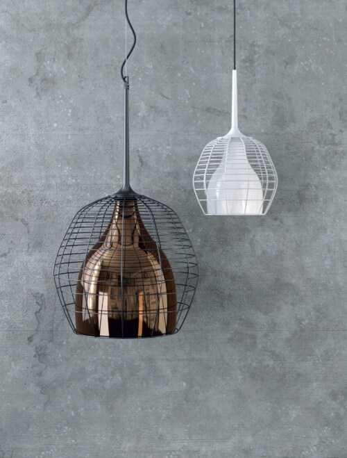 Diesel with Lodes Cage hanglamp Large-Wit-wit