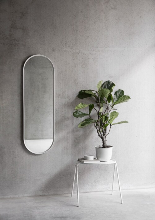 Audo Copenhagen Norm Oval Wall spiegel-Zwart