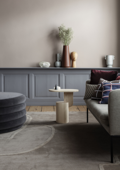 Ferm Living Turn Sofa 2-zits bank katoen-Blue/Light Grey