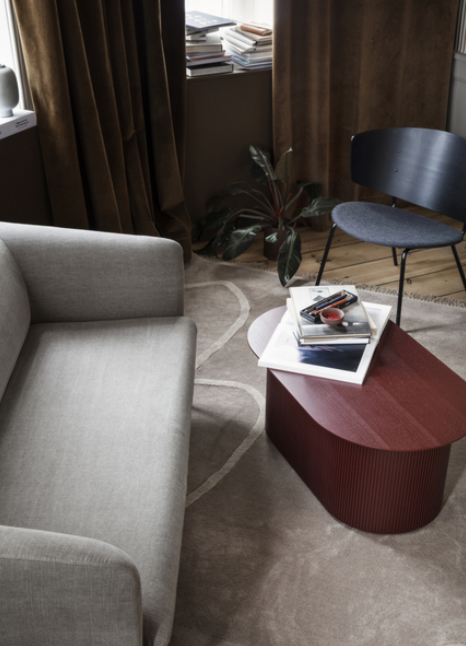 Ferm Living Turn Sofa 2-zits bank katoen-Linen - Natural