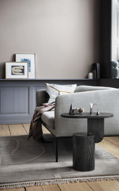 Ferm Living Turn Sofa 2-zits bank katoen-Blue/Light Grey