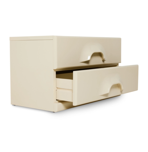 HKliving Chest of 2 drawers-Cream