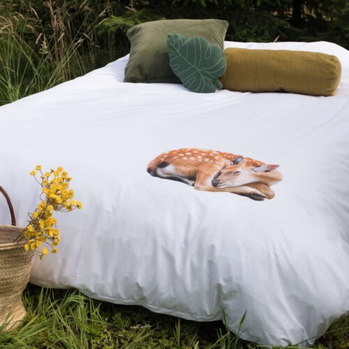 Snurk Sleeping Deer dekbedovertrek-200x200/220 cm