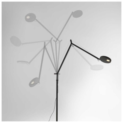 Artemide Demetra LED vloerlamp-Antraciet grijs