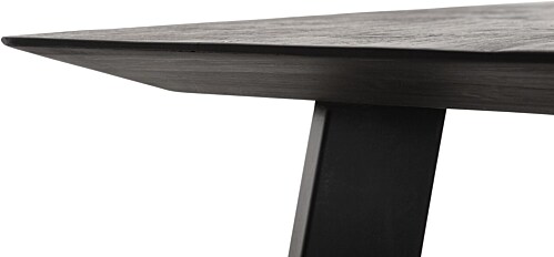 vanHarte Timeless Shape Black langwerpig eettafel-250x100 cm