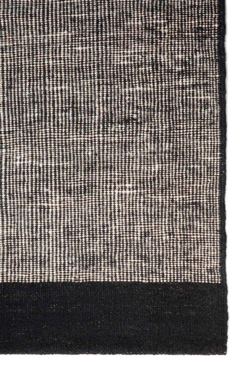 Ethnicraft Black Dots kilim vloerkleed-250x350 cm