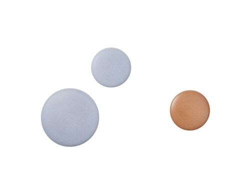 muuto Dots small ceramic wandhaak-Light blue