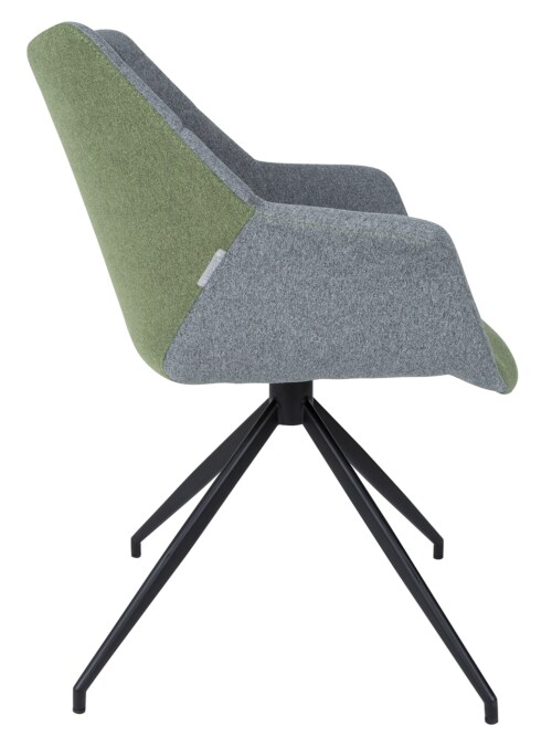 Zuiver Doulton stoel-Grijs-groen