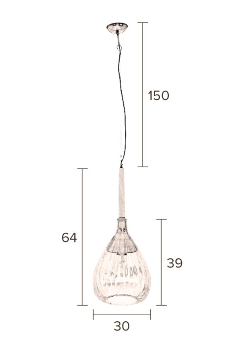Dutchbone Drop hanglamp
