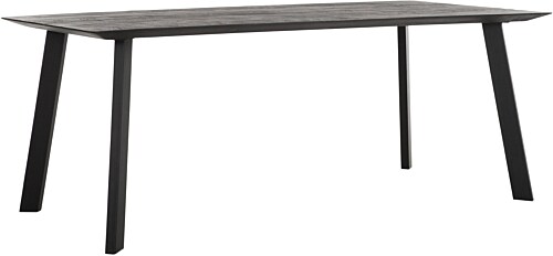vanHarte Timeless Shape Black langwerpig eettafel-200x100 cm