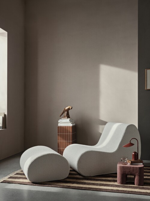 Ferm Living Rouli Center Module loungestoel-Off-white