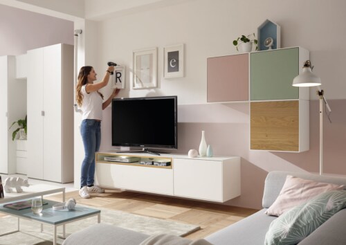 Now! By Hulsta Easy tv-meubel combinatie 1-White