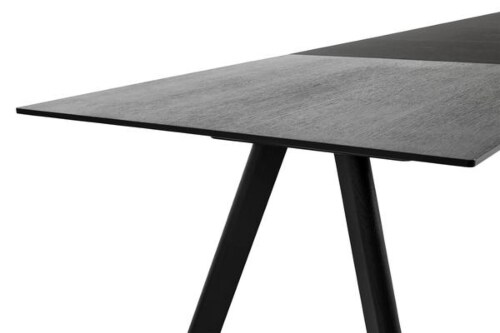 Hay CPH30 blad voor tafel uitschuifbaar-Zwart-90x50 cm-Zwart water-based