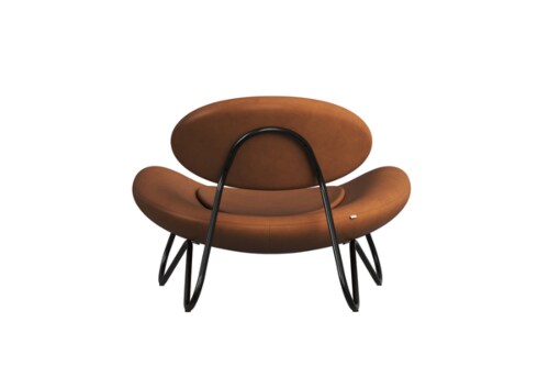 WOUD Meadow lounge stoel-Envy-Black Painted steel