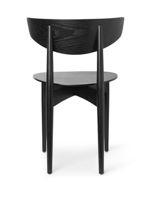 Ferm Living Herman Wood Dining Chair eetkamerstoel-Black