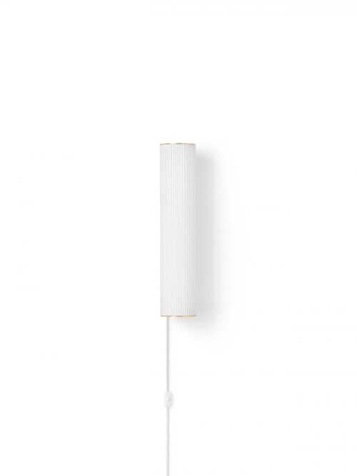 Ferm Living Vuelta wandlamp-White/Brass-Small