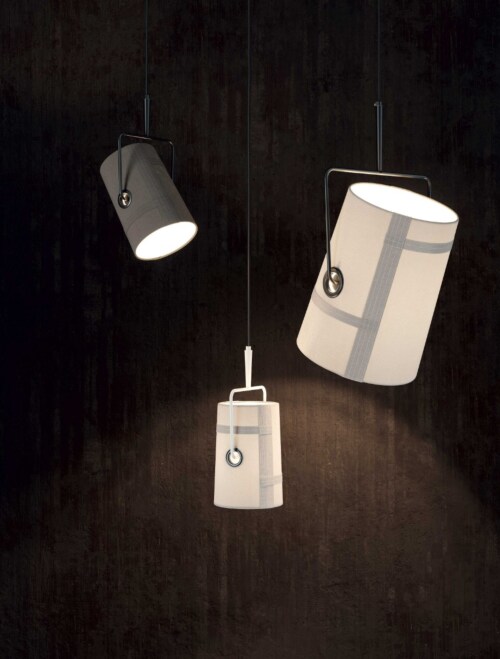 Diesel with Lodes Fork hanglamp Small-Ivoor grijs