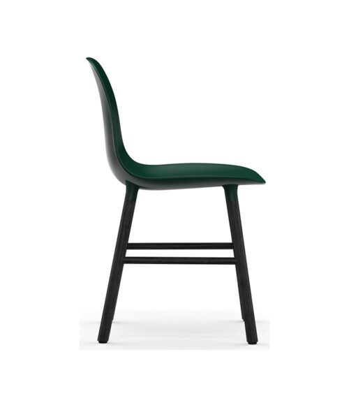 Normann Copenhagen Form Chair stoel zwart eiken-Blauw