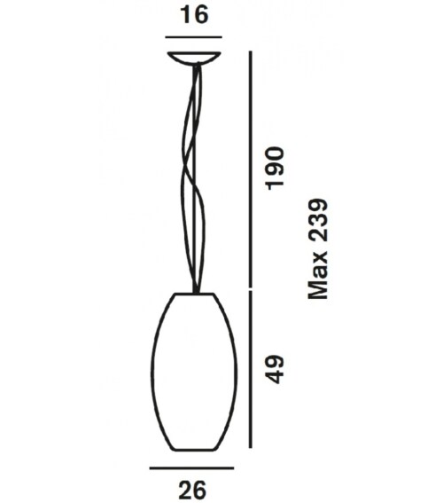 Foscarini Buds 1 hanglamp-Warm wit