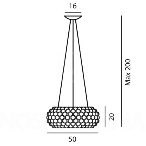 Foscarini Caboche LED hanglamp-Goud-Media