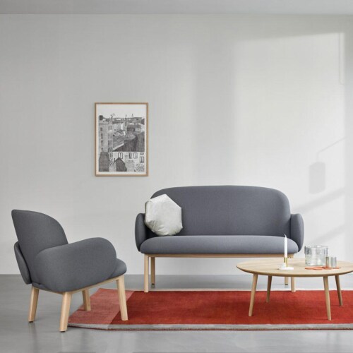Puik Dost sofa beukenhouten onderstel-Terracotta