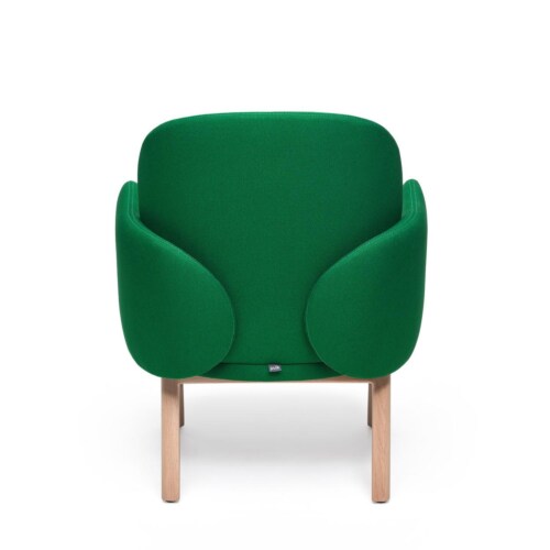 Puik Dost fauteuil beukenhouten onderstel-Donker groen