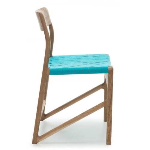 Gazzda Fawn Chair natural stoel-Blue