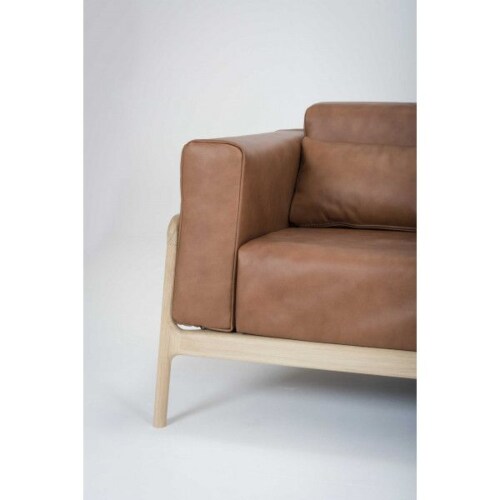 Gazzda Fawn Dakar Leather sofa 3 seater bank-Whiskey 2732