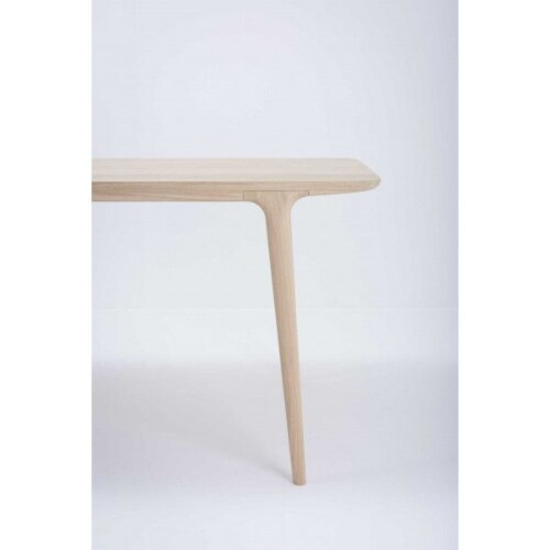 Gazzda Fawn Table tafel-200x90 cm-Hardwax oil white