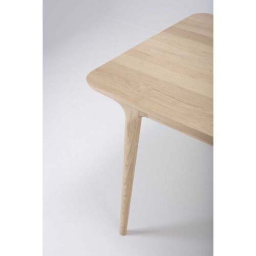 Gazzda Fawn Table tafel-200x90 cm-Hardwax oil white
