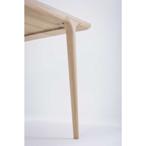 Gazzda Fawn Table tafel-220x90 cm-Hardwax oil white