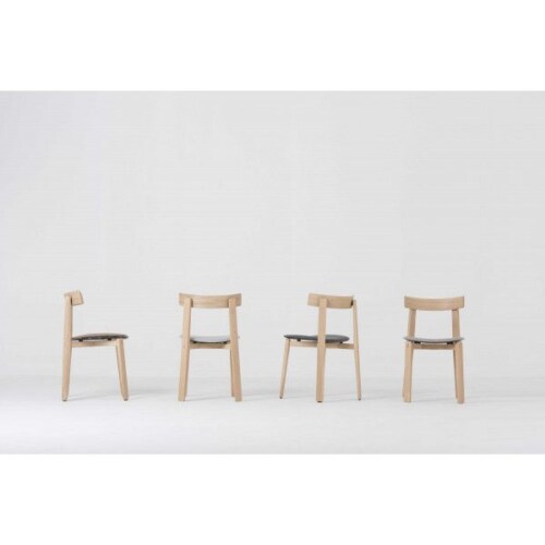 Gazzda Nora Dakar Leather Chair stoel-Black 0500